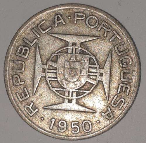 1950 - 2.5 ESCUDOS - MOZAMBIQUE - (Silver) KM#68